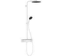 Shower Column Hansgrohe Pulsify S 260, 1 Spray, EcoSmart, ShowerTablet Select 400 Matt White 24221700