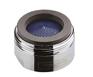 hansgrohe QuickClean Aerator M24x1 Without Water Dimmer for Bath Spout, Chrome, 13914000