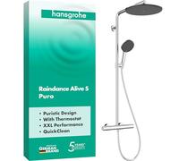 Shower Column Hansgrohe Raindance Alive S Puro 300, 1 Spray, Ecostat Element Chrome 24592000