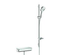 hansgrohe Raindance Select E 120 thermostatic shower set 0.90 m, 3 spray modes, chrome