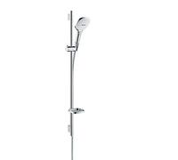 hansgrohe Raindance Select E - Shower Set 120 3jet EcoSmart with shower rail 900 mm white / chrome