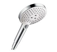 hansgrohe Raindance Select S 125 hand shower, 3 spray modes, white/chrome