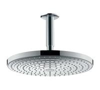 hansgrohe Raindance Select S 300 overhead shower with ceiling connector, 2 spray modes, chrome 27337000
