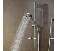 hansgrohe Raindance Select S Shower Set 120 3jet PowderRain with Riser Kit & Soap Dish - 27654000