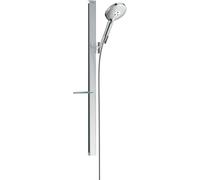 hansgrohe Raindance Select S Shower set 120 3jet with Unica'E shower rail 90 cm and soap dish