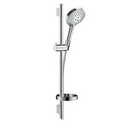 hansgrohe Raindance Select S Shower Set 120 3jet PowderRain with Riser Kit & Soap Dish - 27654000