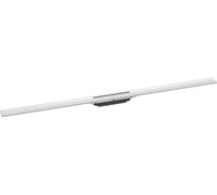 Linear Shower Drain Hansgrohe RainDrain Flex 1200mm cuttable White Matt