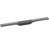 Linear Shower Drain Hansgrohe RainDrain Flex 700mm cuttable Brushed Black Chrome