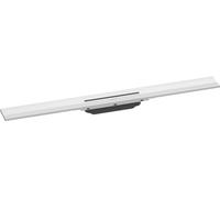 Linear Shower Drain Hansgrohe RainDrain Flex 800mm cuttable White Matt