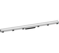 Linear Shower Drain Hansgrohe RainDrain Match 1000mm with height adjustable frame White Matt