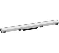 Linear Shower Drain Hansgrohe RainDrain Match 700mm with height adjustable frame White Matt