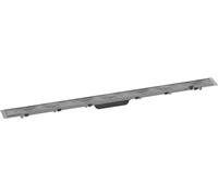 hansgrohe RainDrain Rock Shower Drain Complete Set, Tilable Drain Channel, 1000 mm, Floor Drain Shower Can Be Shortened