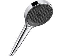 hansgrohe Rainfinity 5-inch Handheld Shower Head Modern 3-Spray, Intense PowderRain, MonoRain 26864001 Handshower, 2.5 GPM, Chrome