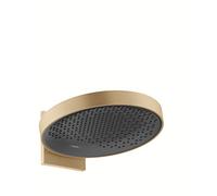 hansgrohe Rainfinity Shower Head 360 mm Round 1 Jet Type Wall Mounted Brushed Bronze