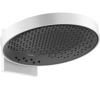 hansgrohe Rainfinity Shower Head 360 mm Round 3 Jet Types Wall Mounted Matte White