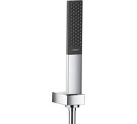 hansgrohe Rainfinity Shower Head & Holder - 100mm Square Shower Head & 1.6m Shower Hose - 26856000