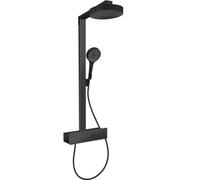 Shower Column Hansgrohe Rainfinity 250mm EcoSmart Thermostat Black Mat
