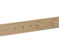 Hansgrohe Thermostat for concealed installation RainSelect 3 functions Brushed bronze