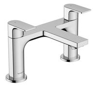 Hansgrohe Rebris E 2-Hole Rim Mounted Bath Mixer Chrome 72480000