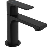 hansgrohe Rebris E 72506670 Washbasin Tap for Cold Water Without Drain, Tap for Guest Toilet with Spout Height 84 mm, Mixer Tap, Washbasin Water-Saving (EcoSmart), Matte Black