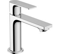 hansgrohe Rebris E - Bathroom tap with Metal pop-up Waste Set, Energy-Saving (CoolStart), Bathroom Sink tap with spout Height 109 mm, Basin Mixer tap Water-Saving (EcoSmart), Chrome, 72551000