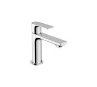 Single Hole Mixer Tap Hansgrohe Rebris E CoolStart waste puller Start/Stop 110mm Chrome
