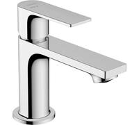 hansgrohe Rebris E - Bathroom tap with Metal pop-up Waste Set, Energy-Saving (CoolStart), Bathroom Sink tap with spout Height 84 mm, Basin Mixer tap Water-Saving (EcoSmart), Chrome, 72585000