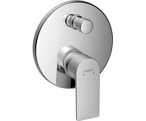 Hansgrohe Rebris E Single Lever Bath Mixer for Concealed Installation with Integrated Security Combination According to EN1717 for iBox Universal, Chrome, 72469000