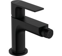 Bidet Tap Hansgrohe Rebris E With metal drain set 143x146mm Black Mat