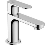 Single Hole Mixer Tap Hansgrohe Rebris S 80 With drain set, CoolStart Chrome