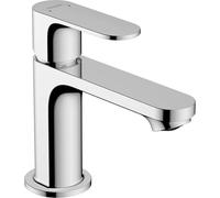 Single Hole Mixer Tap Hansgrohe Rebris S 80 With drain set Chrome