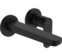 Wall Mounted Basin Tap Hansgrohe Rebris S built-in Black Mat