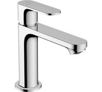 Single Hole Mixer Tap Hansgrohe Rebris S CoolStart waste puller Start/Stop 110mm Chrome