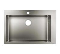 hansgrohe S711-F660 Built-In Sink 660, stainless steel
