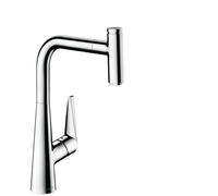 Hansgrohe SBox15-H300 Single lever kitchen mixer with pull-out spout SBox Chrome (73853000)