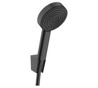 Hansgrohe Shower Set Pulsify S, Shower Head with Shower Holder And Shower Hose 1.25 m, Hand Shower with 1 Spray (PowderRain), Matt Black, 24301670