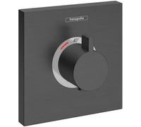 Hansgrohe Showerselect Concealed Thermostatic High-Flow Mixer Valve, 42 L/min, Chrome/black