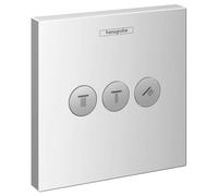 hansgrohe Select - Concealed shut-off valve for 3 outlets chrome
