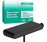 Thermostatic Shower Mixer Hansgrohe ShowerTablet Select 360 wall Black Mat 13158670