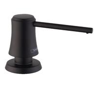 Hansgrohe Soap Dispenser, Metal, Matte Black, 3-Inches Tall