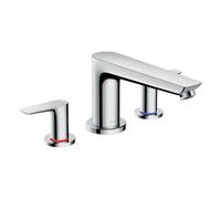 hansgrohe Talis E - 3-hole bathtub fitting with 2 outlets chrome