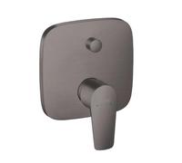 hansgrohe Talis E 71745340 Single-Lever Bath Mixer Tap Flush-Mounted Brushed Black Chrome