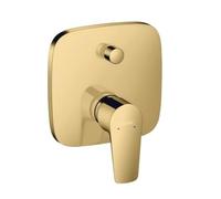 hansgrohe Talis E 71745990 Single-Lever Bath Mixer Tap Flush-Mounted Polished Gold Optic