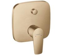 Hansgrohe Talis E Concealed Single-Lever Manual Bath Mixer Valve, Matt Bronze