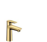 Hansgrohe Talis E Single Lever Basin Mixer 110 With Pop-Up Waste, Polished Gold-Optic, 71710990