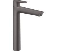 Hansgrohe Talis E Single Lever Basin Mixer 240 With Pop-Up Waste, Brushed Black Chrome, 71716340