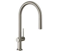 Hansgrohe Talis Kitchen Mixer Tap Single Lever Pull Out Spout Stainless Steel