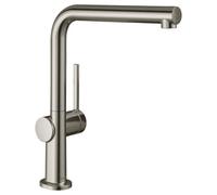 hansgrohe Talis M54 - kitchen tap, 1 spray, kitchen sink tap with spout height 270 mm, kitchen mixer tap with swivel spout, stainless steel finish, 72840800