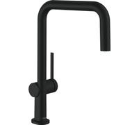 hansgrohe Talis M54 Kitchen Tap 360° Swivelling High Comfort U-Spout 220 mm Standard Connections Black