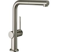 hansgrohe Talis M54 - Kitchen tap with Pull-Out spout, with Hose Box (sBox), 1 Spray, Kitchen Sink tap with spout Height 270 mm, Kitchen Mixer tap with Swivel spout, Stainless Steel, 72809800